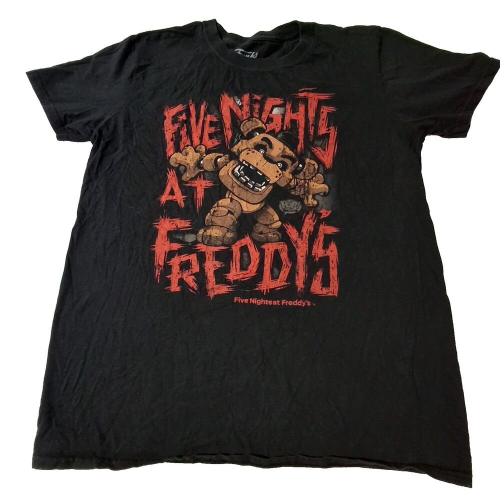 Funko Five Nights at Freddy's Graphic Print T-Shirt Small 2016 Retired/Vaulted